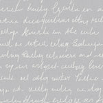 Voyage Maison Typographera 1.4m Wide Width Wallpaper in Charcoal