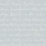 Voyage Maison Typographera 1.4m Wide Width Wallpaper in Duck Egg