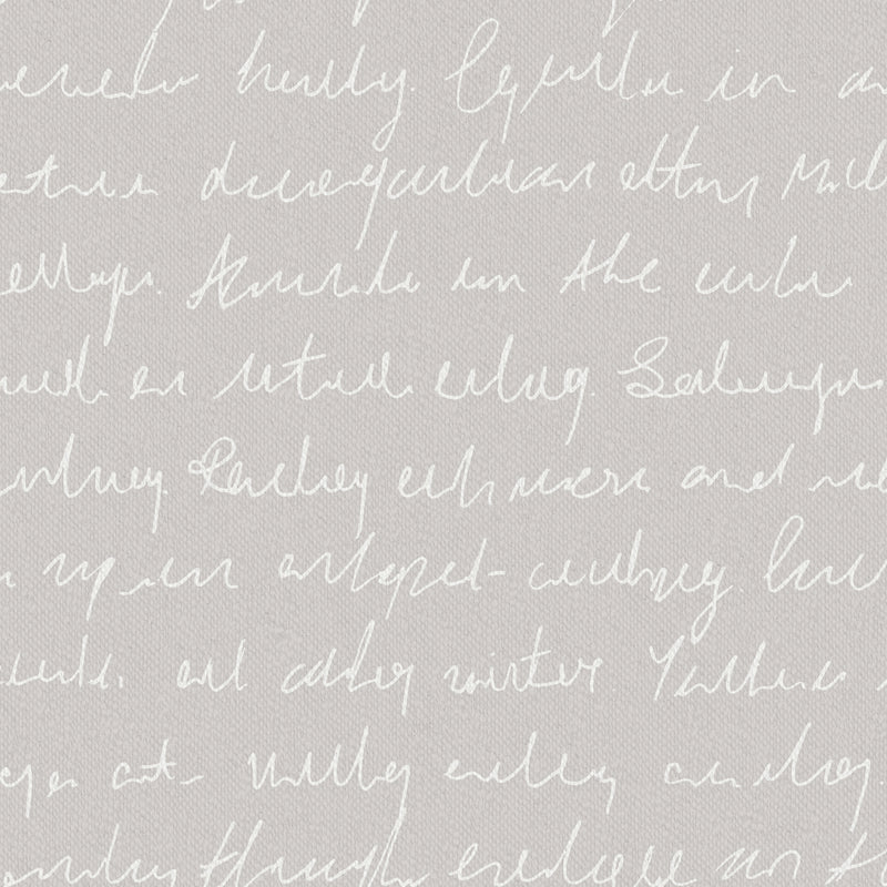 Typographera Wallpaper Sample Silver