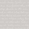 Voyage Maison Typographera 1.4m Wide Width Wallpaper in Silver