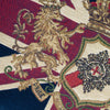 Evans Lichfield Union Jack Lion Crest Flag Tapestry Cushion Cover in Blue/Red