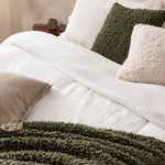 Plain Green Cushions - Ulsmere  Cushion Cover Lichen Yard