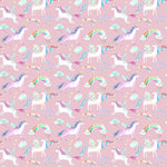 Voyage Maison Unicorn Dance 1.4m Wide Width Wallpaper in Blossom