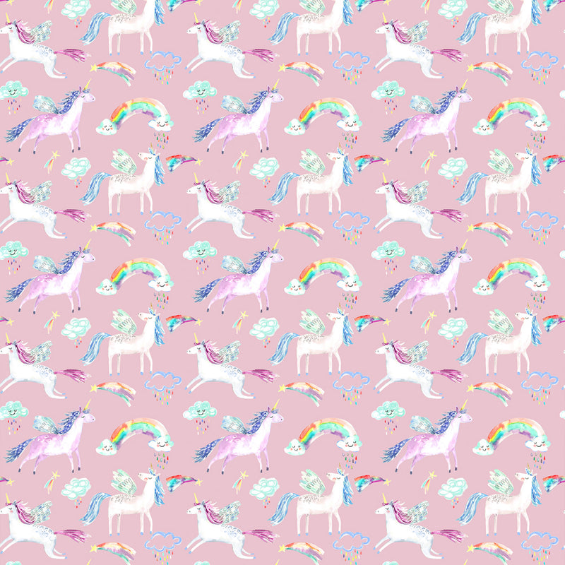 Voyage Maison Unicorn Dance 1.4m Wide Width Wallpaper in Blossom