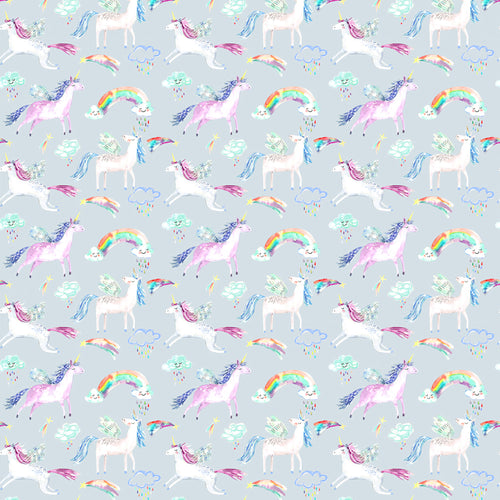 Voyage Maison Unicorn Dance 1.4m Wide Width Wallpaper in Stone