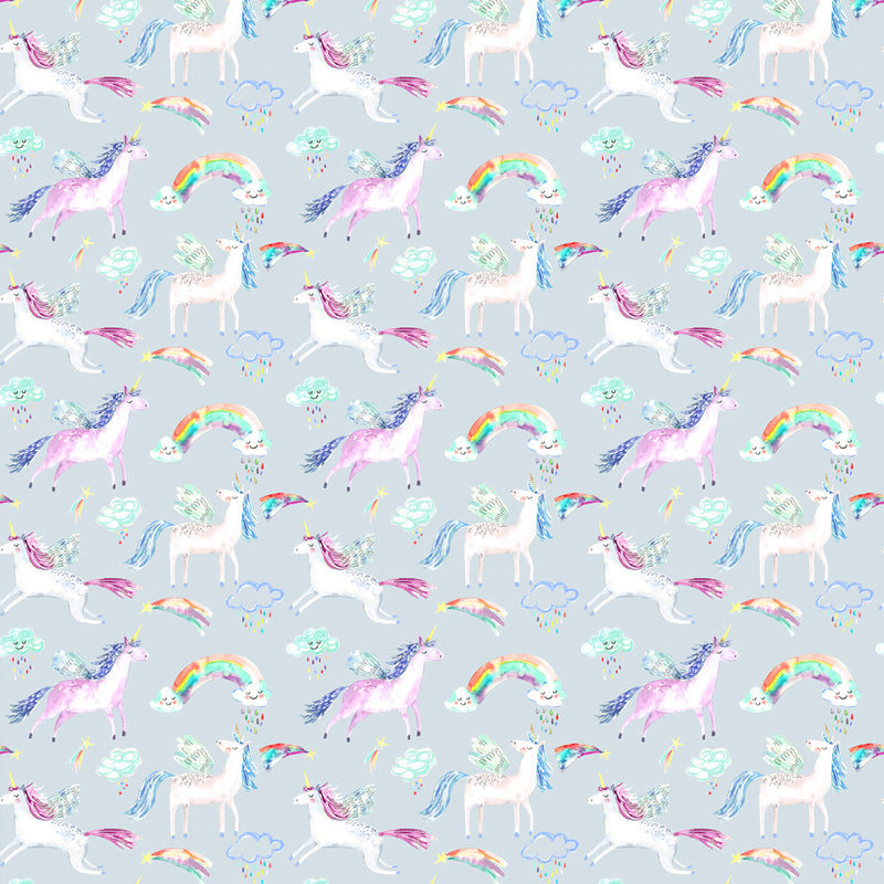 Voyage Maison Unicorn Dance 1.4m Wide Width Wallpaper in Stone