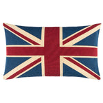 Evans Lichfield Union Jack Flag Tapestry Cushion Cover in Blue/Red