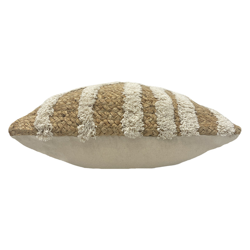 furn. Unio Tufted Jute Cushion Cover in Natural