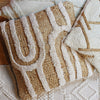 furn. Unio Tufted Jute Cushion Cover in Natural