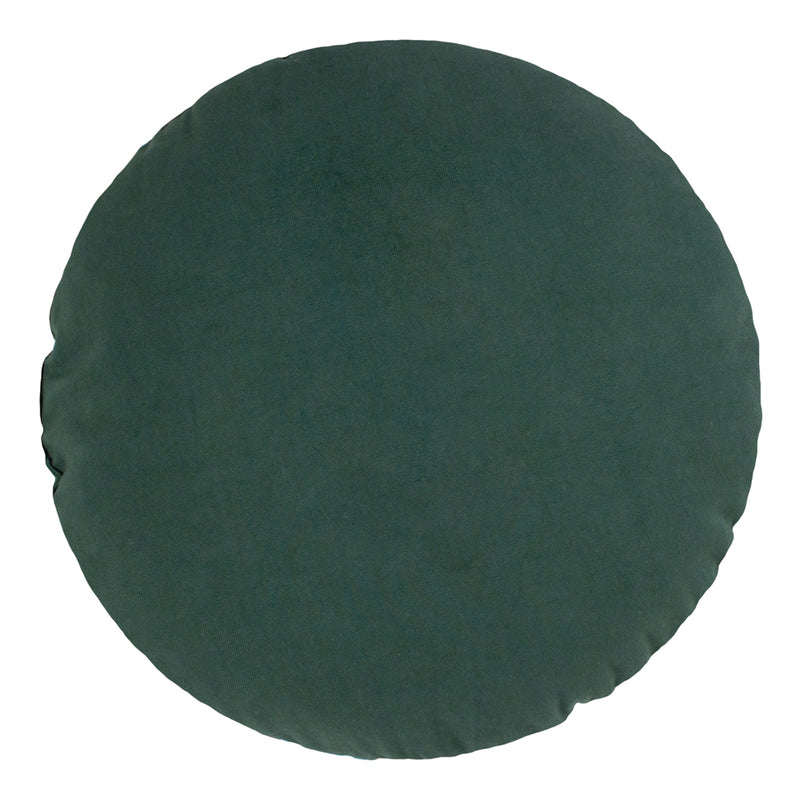 heya home Unity Velvet Ready Filled Cushion in Petrol/Stone