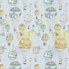 Abstract Yellow Fabric - Upandaway Printed Cotton Fabric (By The Metre) Citrus Voyage Maison