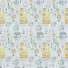 Abstract Yellow Fabric - Upandaway Printed Cotton Fabric (By The Metre) Citrus Voyage Maison