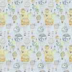 Abstract Yellow Fabric - Upandaway Printed Cotton Fabric (By The Metre) Citrus Voyage Maison