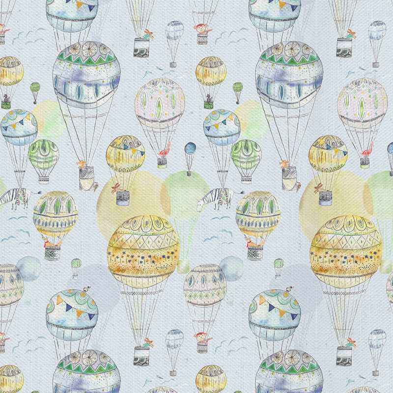 Abstract Yellow Fabric - Upandaway Printed Cotton Fabric (By The Metre) Citrus Voyage Maison