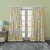 Abstract Yellow Fabric - Upandaway Printed Cotton Fabric (By The Metre) Citrus Voyage Maison