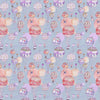 Abstract Purple Fabric - Upandaway Printed Cotton Fabric (By The Metre) Lilac Voyage Maison