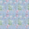 Abstract Blue Fabric - Upandaway Printed Cotton Fabric (By The Metre) Sky Voyage Maison