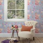 Voyage Maison Up & Away 1.4m Wide Width Wallpaper in Lilac