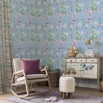 Voyage Maison Up & Away 1.4m Wide Width Wallpaper in Sky