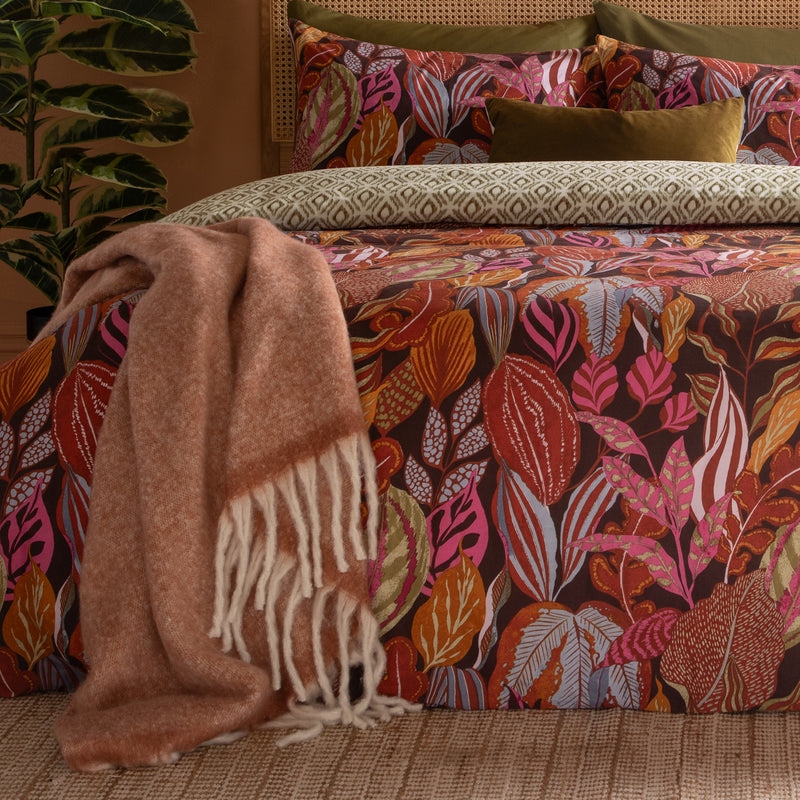  Bedding  - Utopia  Duvet Cover Set Copper Glow Furn