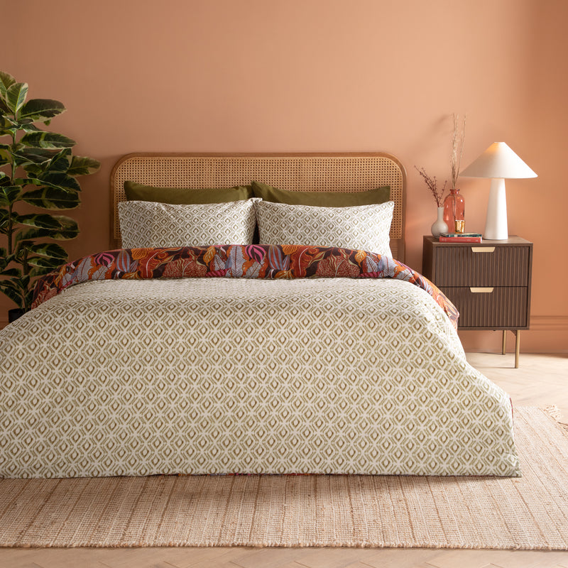  Bedding  - Utopia  Duvet Cover Set Copper Glow Furn