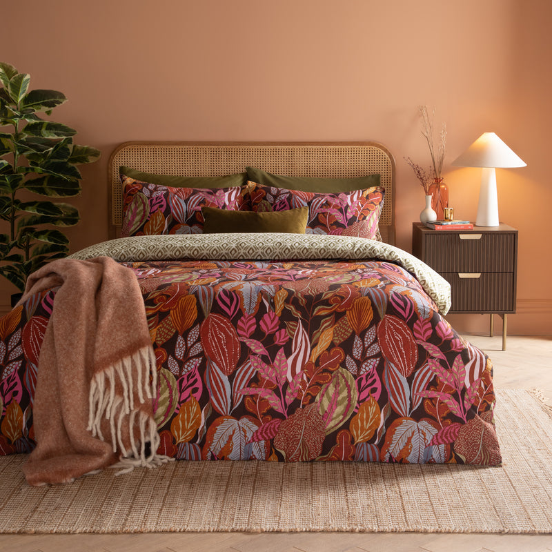  Bedding  - Utopia  Duvet Cover Set Copper Glow Furn