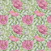 Floral Pink Fabric - Valeria Printed Cotton Fabric (By The Metre) Sage Voyage Maison