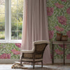 Floral Pink Wallpaper - Valeria  1.4m Wide Width Wallpaper (By The Metre) Sage Voyage Maison