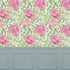 Floral Pink Wallpaper - Valeria  1.4m Wide Width Wallpaper (By The Metre) Sage Voyage Maison