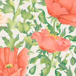 Floral Red Wallpaper - Valeria  1.4m Wide Width Wallpaper (By The Metre) Scarlet Voyage Maison