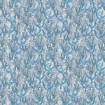 Floral Blue Fabric - Valetta Printed Cotton Fabric (By The Metre) Cobalt Voyage Maison