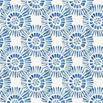 Abstract Blue Wallpaper - Vali  1.4m Wide Width Wallpaper (By The Metre) Denim Voyage Maison