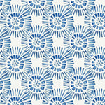 Abstract Blue Wallpaper - Vali  1.4m Wide Width Wallpaper (By The Metre) Denim Voyage Maison