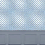 Abstract Blue Wallpaper - Vali  1.4m Wide Width Wallpaper (By The Metre) Denim Voyage Maison