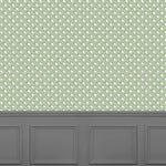 Abstract Green Wallpaper - Vali  1.4m Wide Width Wallpaper (By The Metre) Sage Voyage Maison