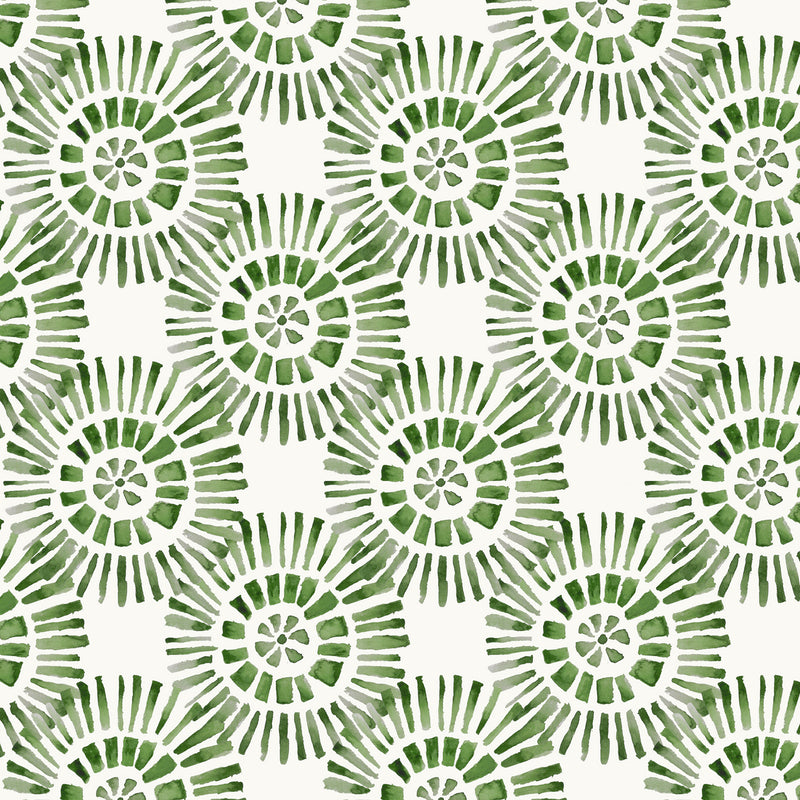 Abstract Green Wallpaper - Vali  1.4m Wide Width Wallpaper (By The Metre) Sage Voyage Maison