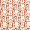 Abstract Orange Wallpaper - Vali  1.4m Wide Width Wallpaper (By The Metre) Terracotta Voyage Maison