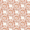 Abstract Orange Wallpaper - Vali  1.4m Wide Width Wallpaper (By The Metre) Terracotta Voyage Maison