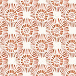 Abstract Orange Wallpaper - Vali  1.4m Wide Width Wallpaper (By The Metre) Terracotta Voyage Maison