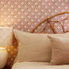 Abstract Orange Wallpaper - Vali  1.4m Wide Width Wallpaper (By The Metre) Terracotta Voyage Maison