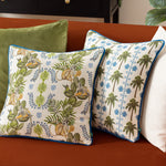 Jungle Multi Cushions - Valera Rodis Palm Tropical Cushion Cover Multicolour Wylder