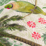 Animal Green Cushions - Valera Zika Parrots Tropical Cushion Cover Multicolour Wylder