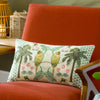 Animal Green Cushions - Valera Zika Parrots Tropical Cushion Cover Multicolour Wylder