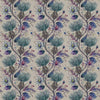 Floral Purple Fabric - Varys Printed Cotton Fabric (By The Metre) Storm Voyage Maison