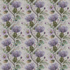 Floral Purple Fabric - Varys Printed Cotton Fabric (By The Metre) Violet Voyage Maison