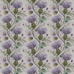 Floral Purple Fabric - Varys Printed Cotton Fabric (By The Metre) Violet Voyage Maison