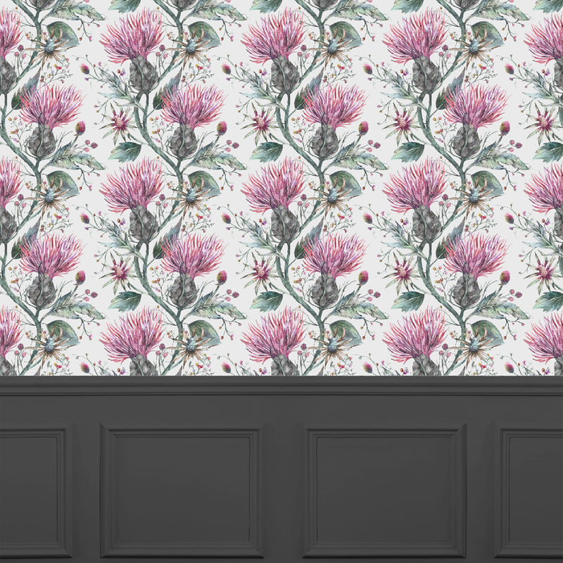 Voyage Maison Varys 1.4m Wide Width Wallpaper in Onyx