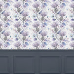 Voyage Maison Varys 1.4m Wide Width Wallpaper in Storm