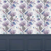 Varys 1.4m Wide Width Wallpaper (By The Metre) Storm