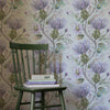 Voyage Maison Varys 1.4m Wide Width Wallpaper in Violet